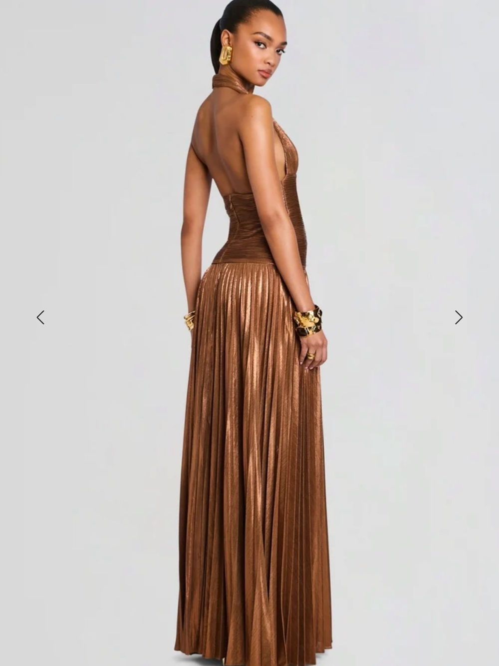 Retrofete Orlina Dress in Sepia - Picture 2 of 12